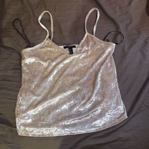 Velvet tank top